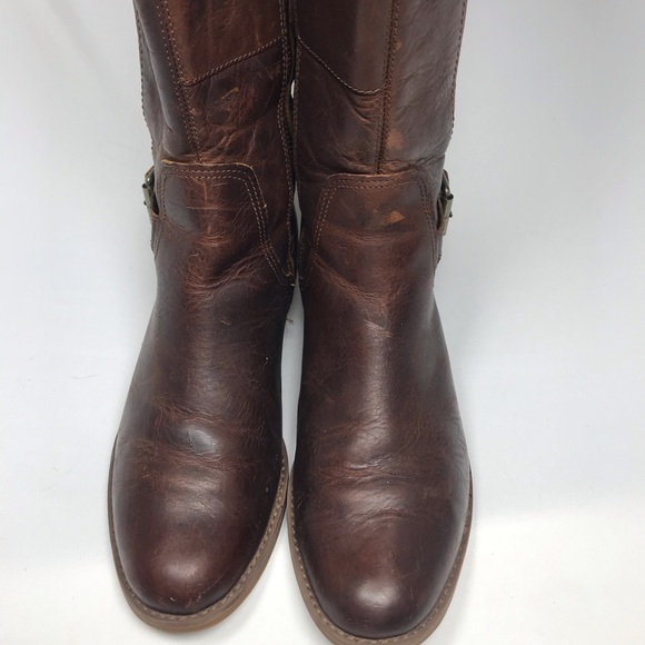 Timberland Women’s Leather Riding Boot Size 8.5 - Picture 10 of 12